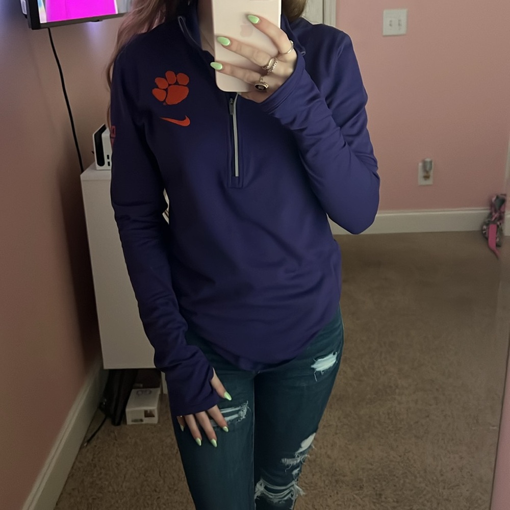 Nike Clemson Quarter-Zip Top